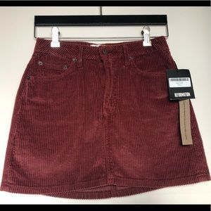 Reformation Corduroy Abbey Skirt - Size 2 - NWT
